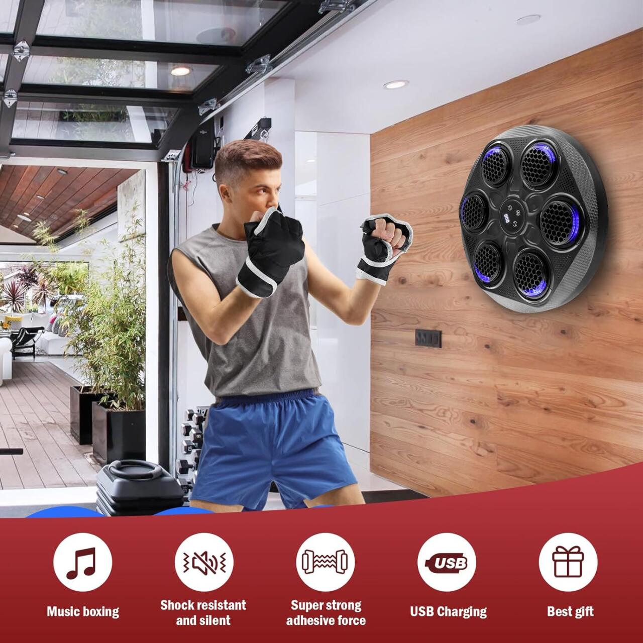 MÁQUINA DE BOXEO ELECTRÓNICA PARA TODA LA FAMILIA