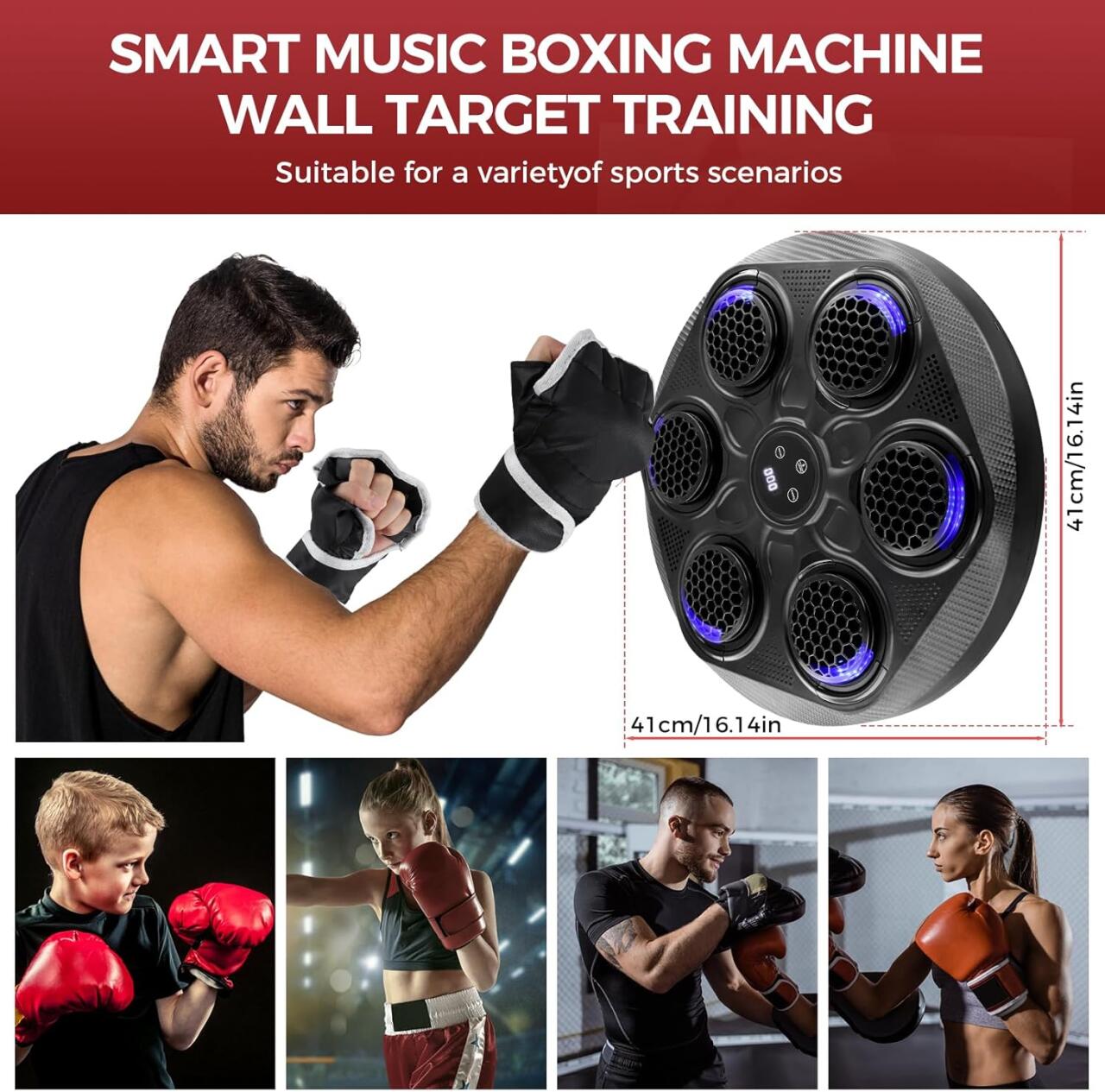 MÁQUINA DE BOXEO ELECTRÓNICA PARA TODA LA FAMILIA